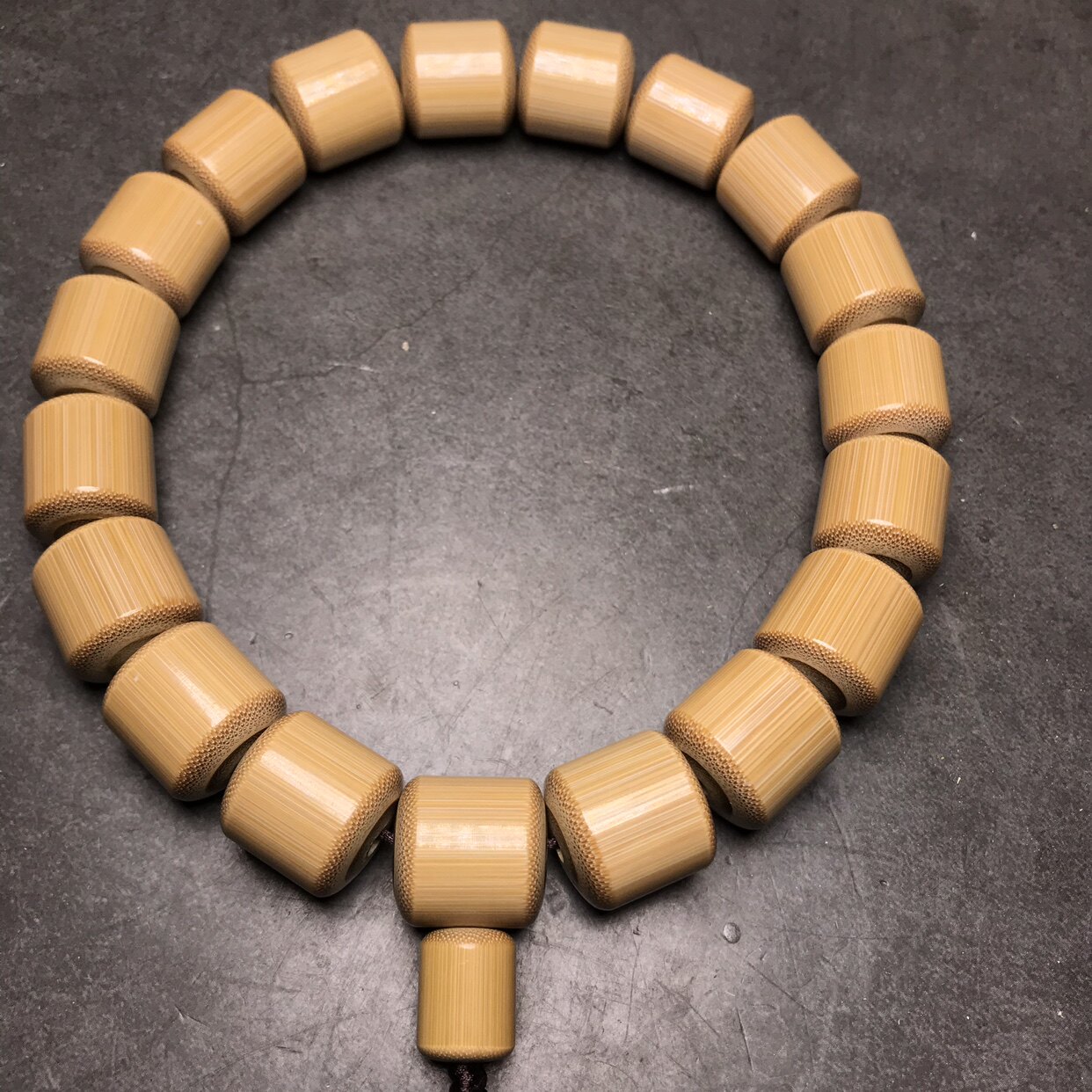 玉竹手串精工手把佛珠密度竹子高密度手工文玩佛珠