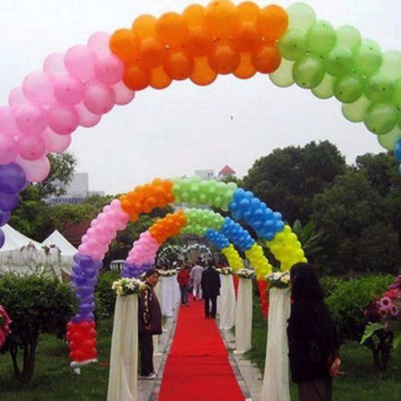 婚礼拱门生日气球架子开业结婚庆典装饰充气拱门