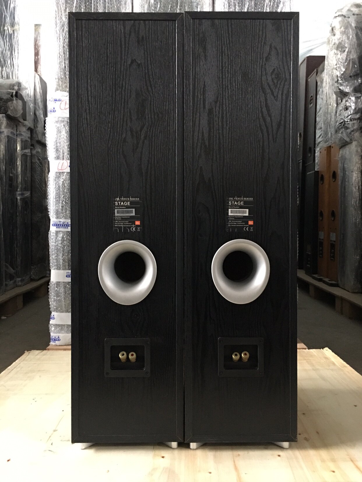 二手原装进口美国jblstage65寸落地音箱发烧家用hifi音箱
