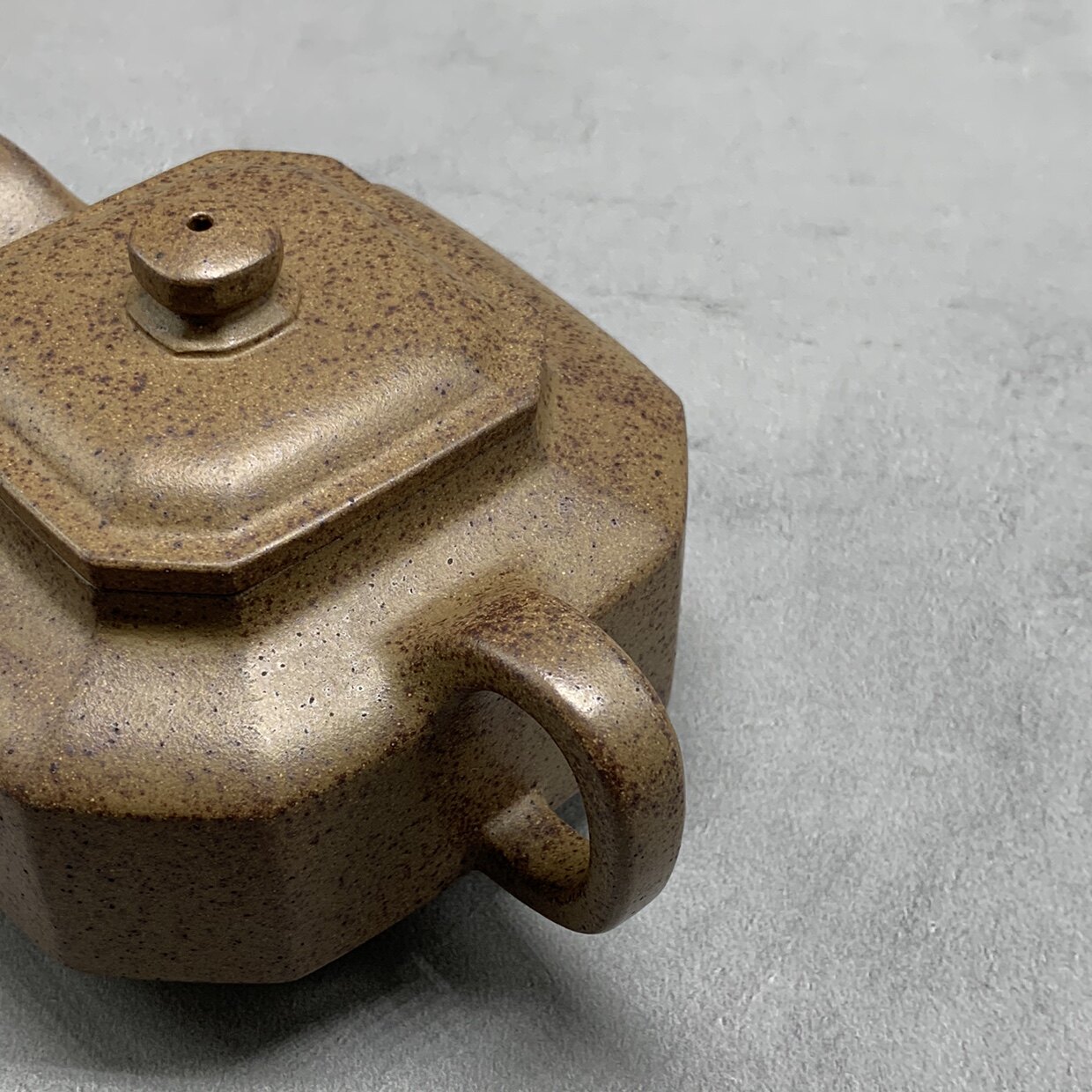 刘红霞收藏八方柴烧红霞手工现货纯全紫砂壶宜兴紫砂茶壶