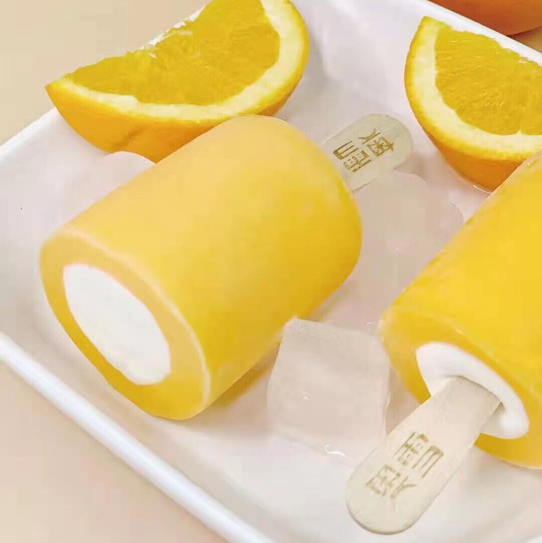 奥雪大冰桶天冰大果夏威夷两吃甜橙牛奶雪糕冰淇淋冰淇淋
