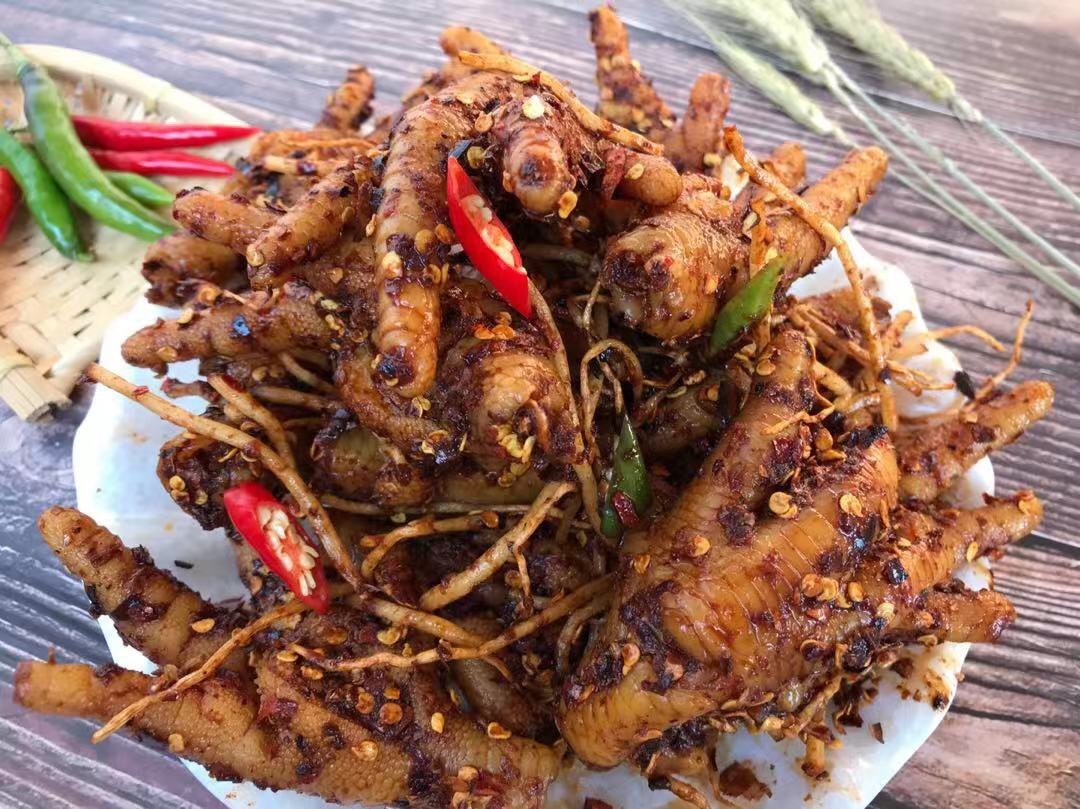 网红佤味苤菜麻辣鸡脚云南土特产手工腌制休闲其他食品