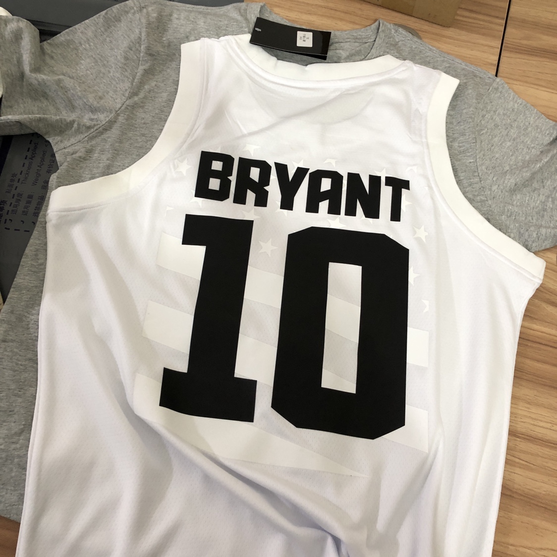 外贸尾货清仓梦之队10号科比usa速干背心球衣篮球服