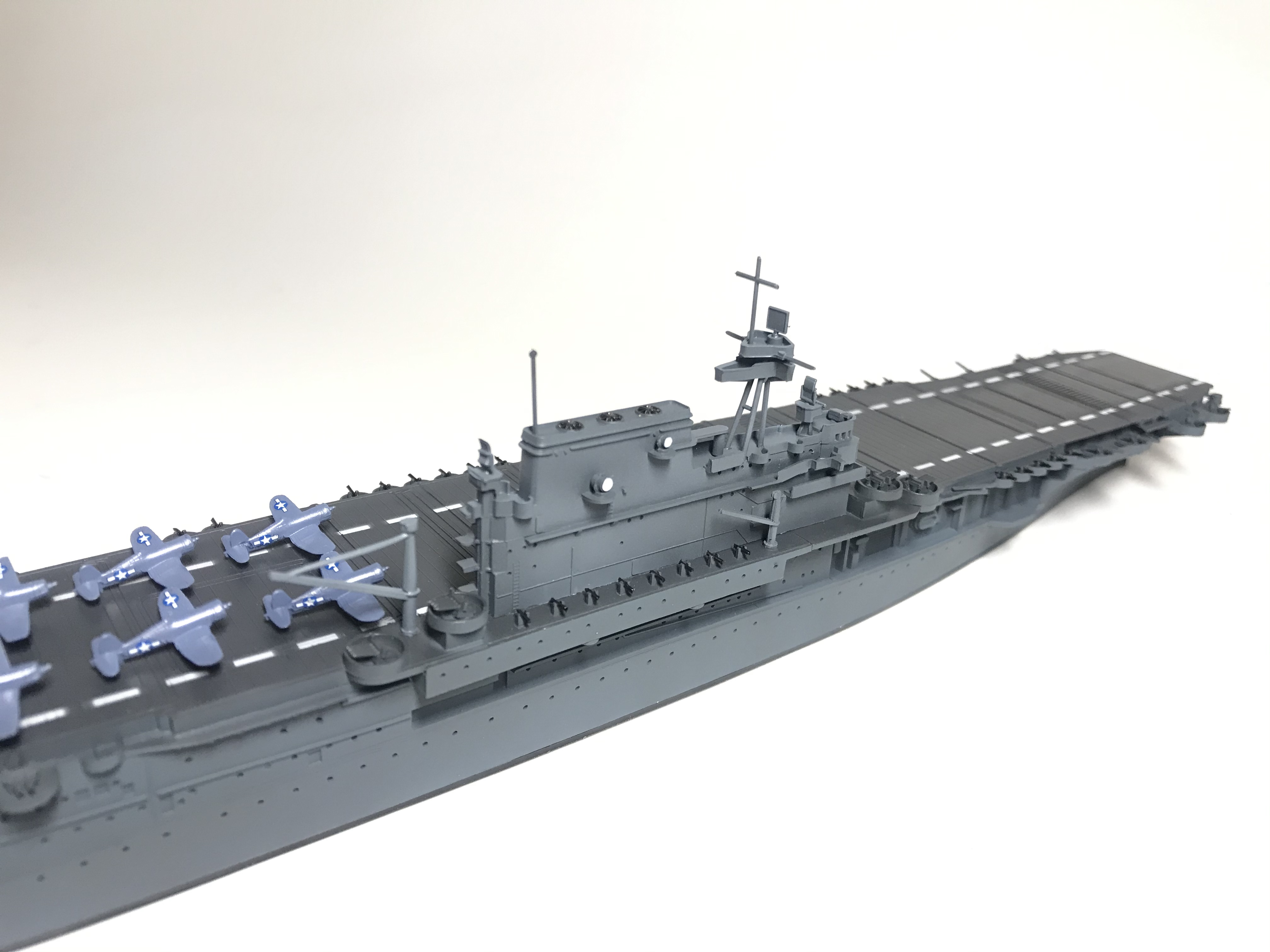 二战美国海军企业航空母舰模型完成成品代工定做军舰