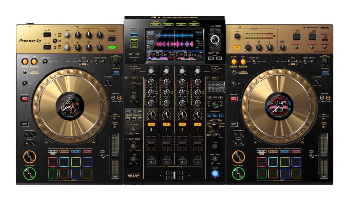先锋xdjxz金色限量一体机ktv夜总会跳舞dj打碟机