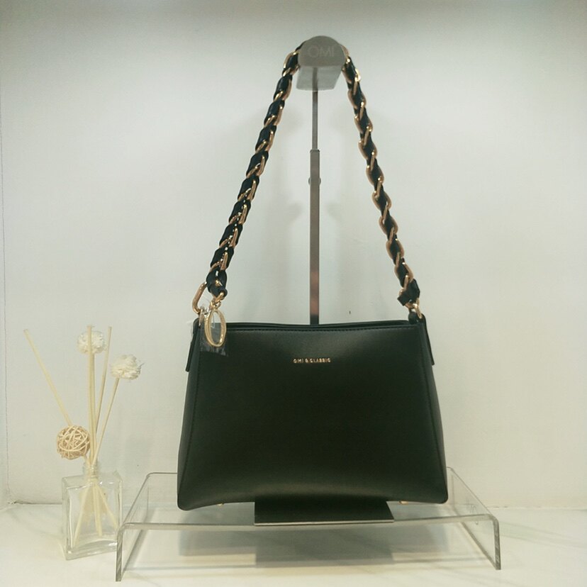 omi欧米包包包双根链条单肩包欧米女包万达箱包女士包袋