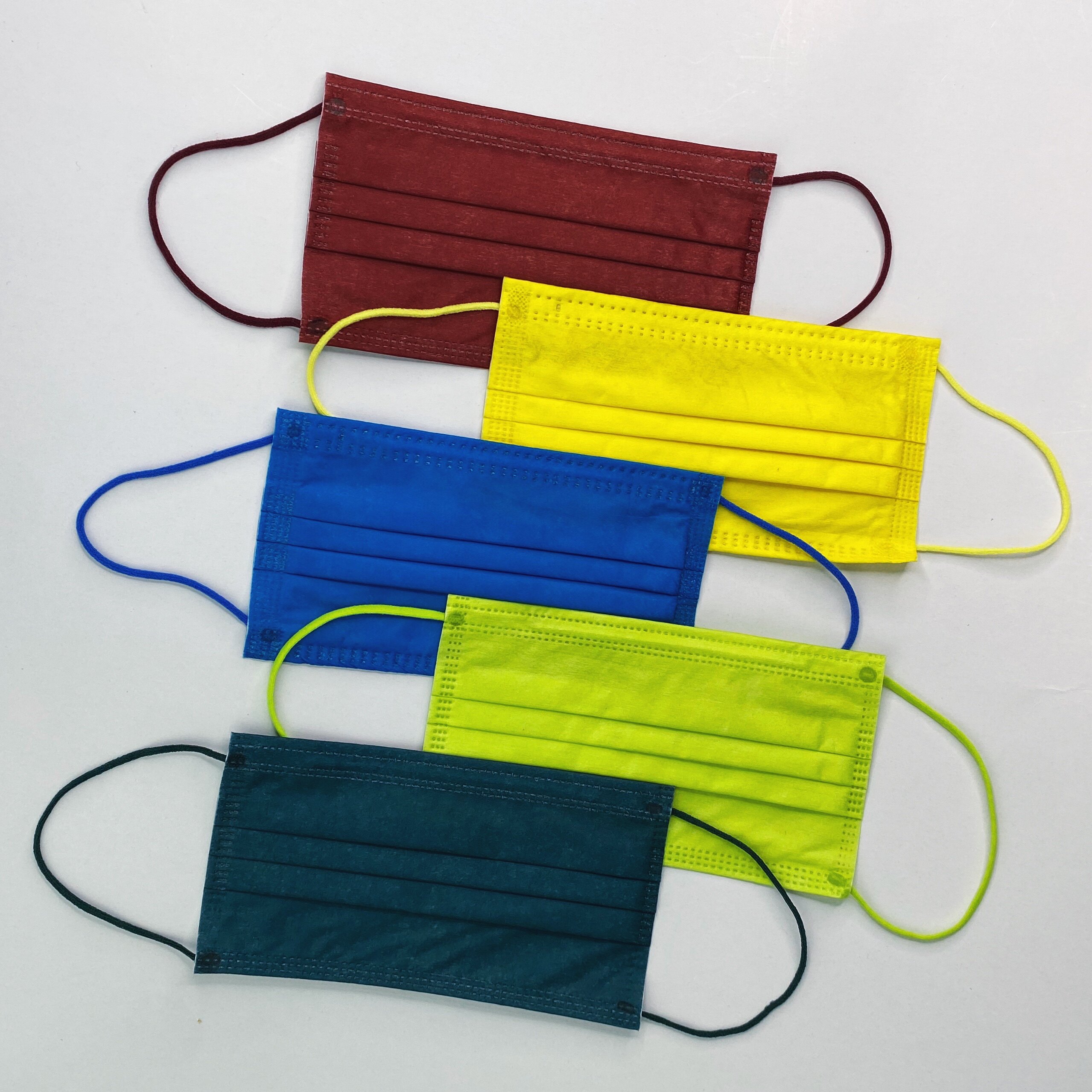 彩色口罩女神时尚马卡龙一次性网红三层防护透气口罩