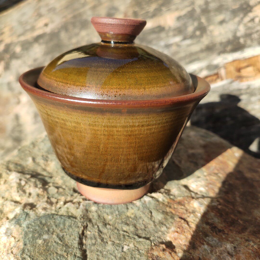 建盏毫升兔毫古朴古韵柴烧龙窑茶具沫铁盖碗茶建盏