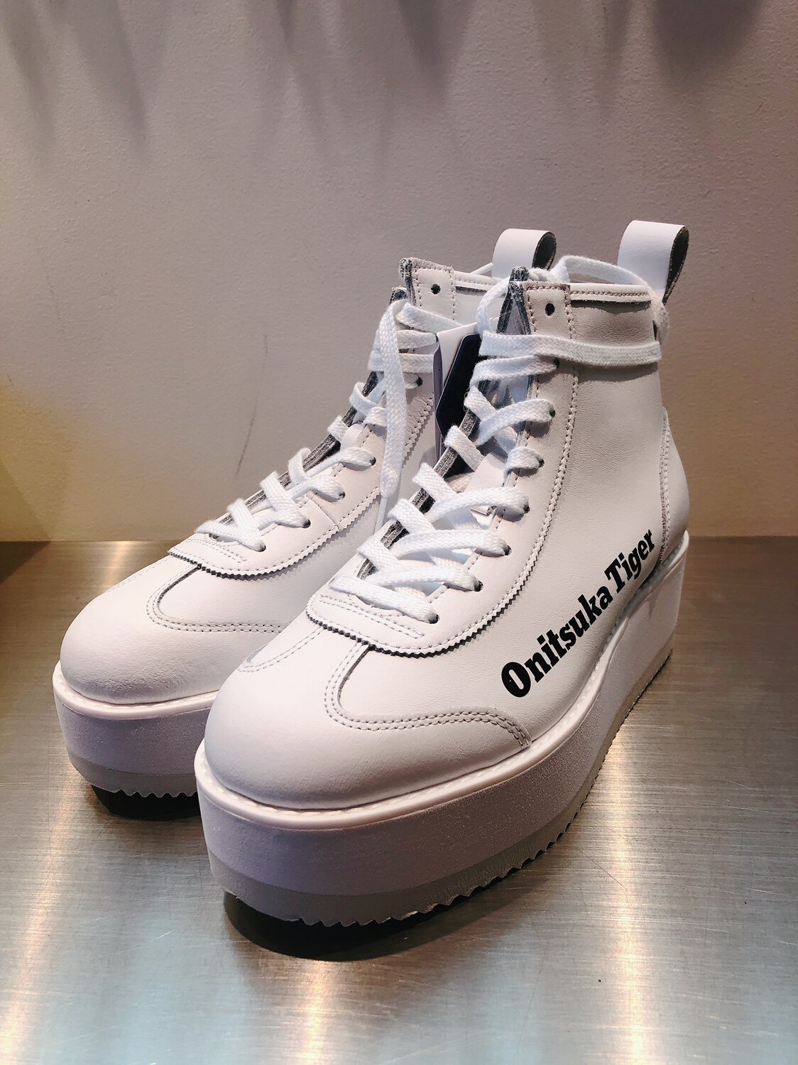 日本厚底两幅高帮鞋chunk代购tigeronitsuka鬼冢直邮板鞋