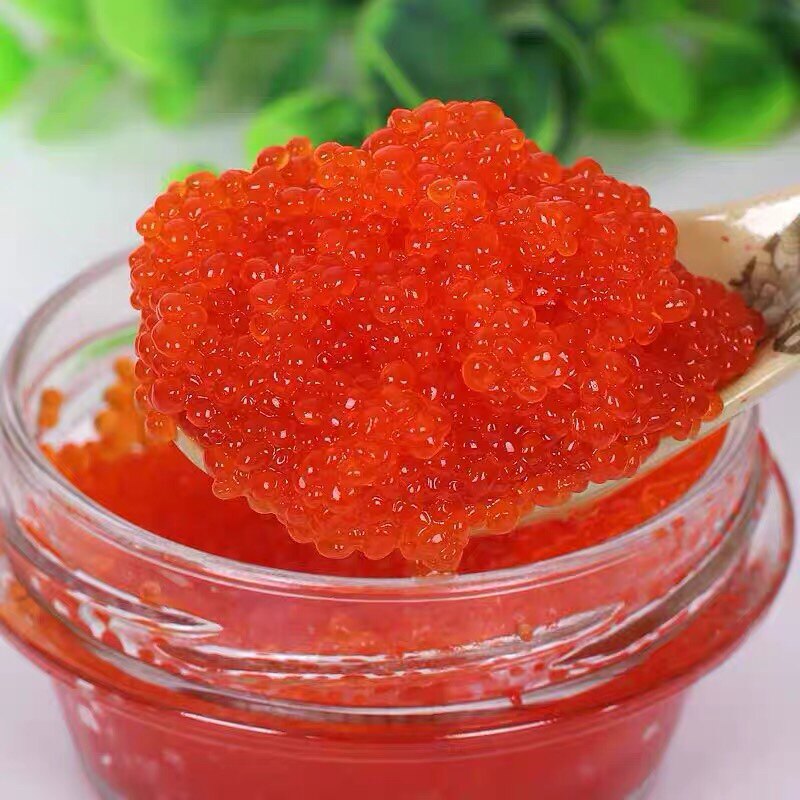 鱼子酱俄罗斯红鱼罐头大马哈鱼籽酱日韩寿司料理现货鱼类罐头