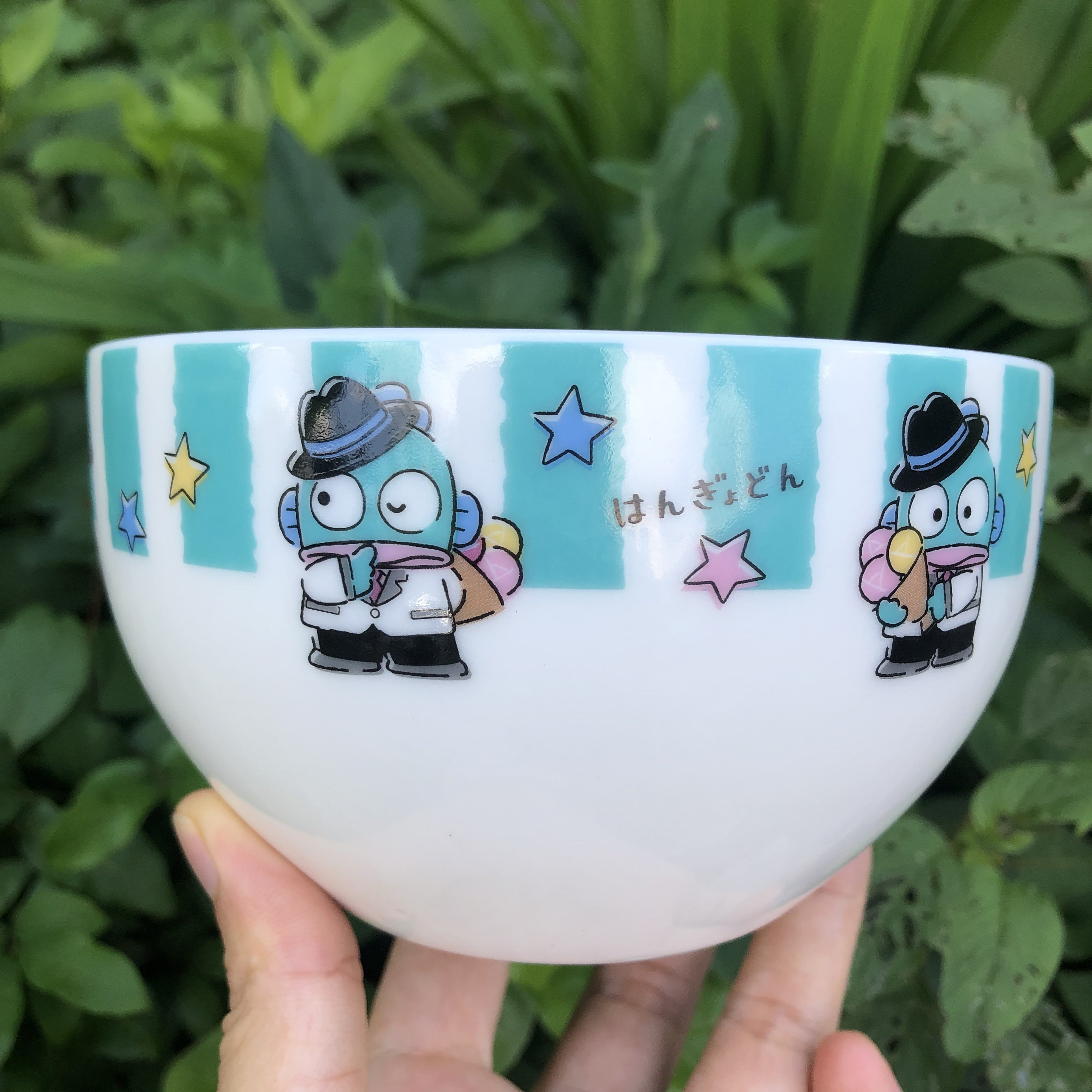 三丽鸥抽奖丑鱼汗顿山姆企鹅陶瓷饭碗成人汤碗动漫水杯