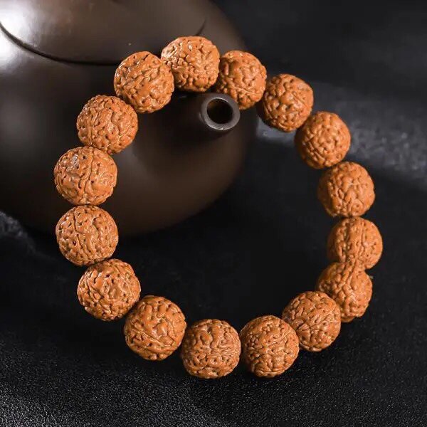 爆肉龙鳞小金刚菩提提子手串5瓣佛珠单圈手链佛珠