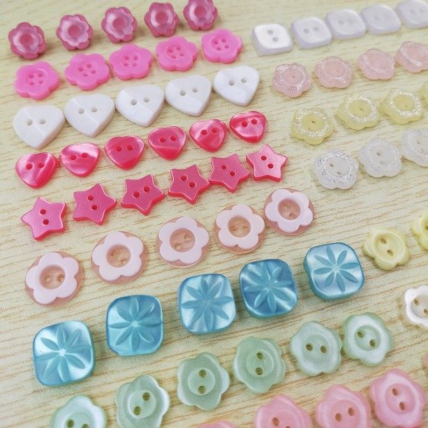 扣子花朵个性造型纽扣儿童衬衫裙子家居服纽扣