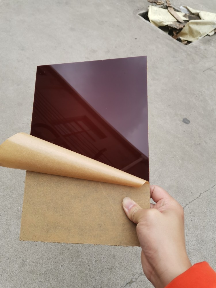 8mm咖啡色亚克力加工定制棕色有机玻璃板材定做切割亚克力板