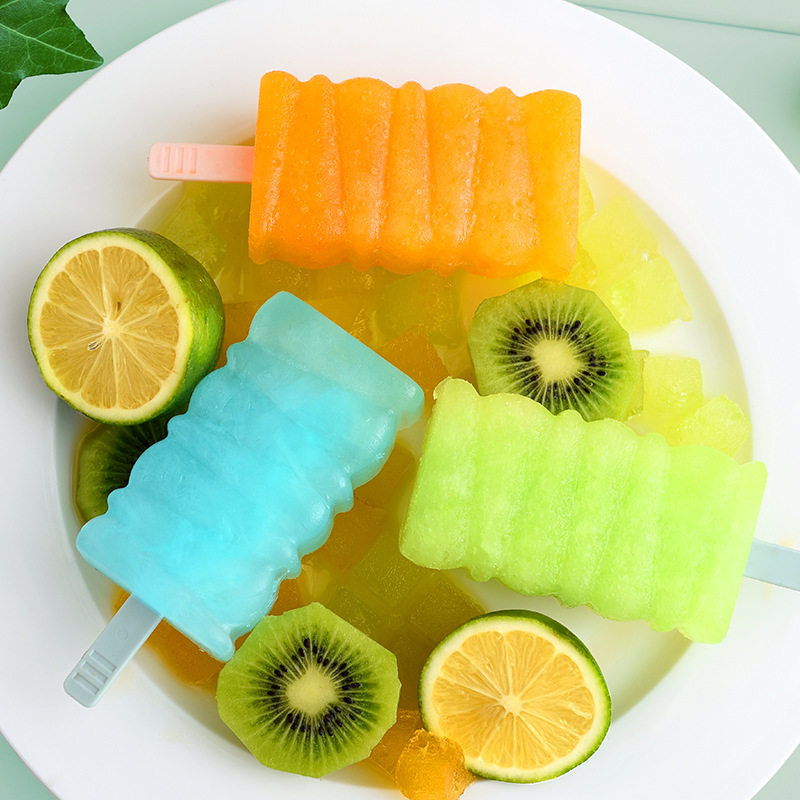 家用雪糕模具自制冰棒冰棍冰糕冻冰块磨具创意硅胶冰格冰箱速冻器_双