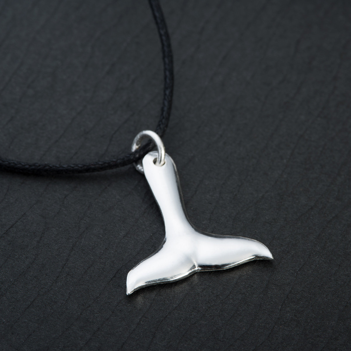 纯银饰品吊坠挂件鲸鱼尾巴足银项链坠子文艺女友项坠