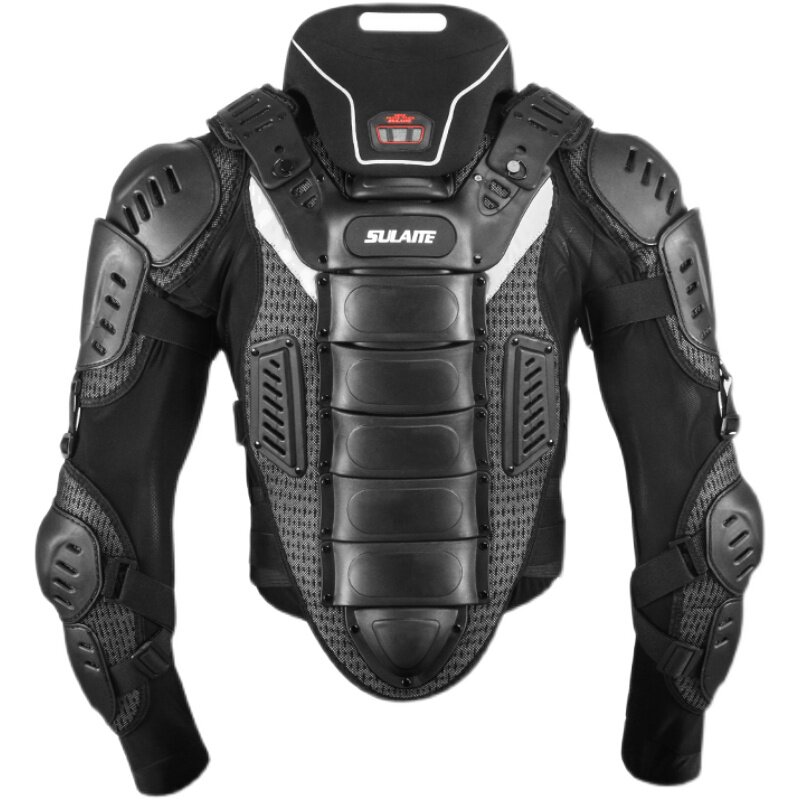 速莱特摩托车护甲衣带护脖防摔骑士装备越野机车骑行服