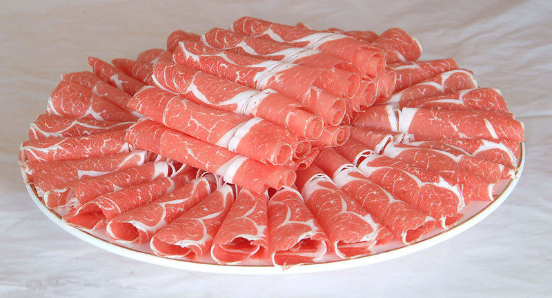 内蒙古羔羊肉 草原散养羊 牧民自家羊 新鲜羊肉卷500g 现宰现发