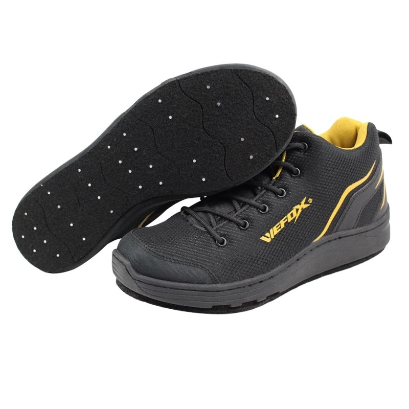 台湾威狐矶钓鞋透气耐磨登礁防滑钓鱼鞋户外轻便海钓毛毡钢钉矶鞋