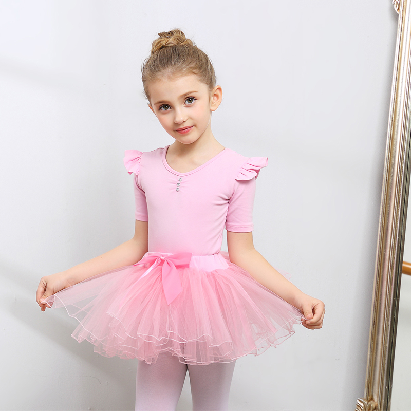 儿童舞蹈服秋冬季芭蕾舞裙女童练功服长袖幼儿中国舞