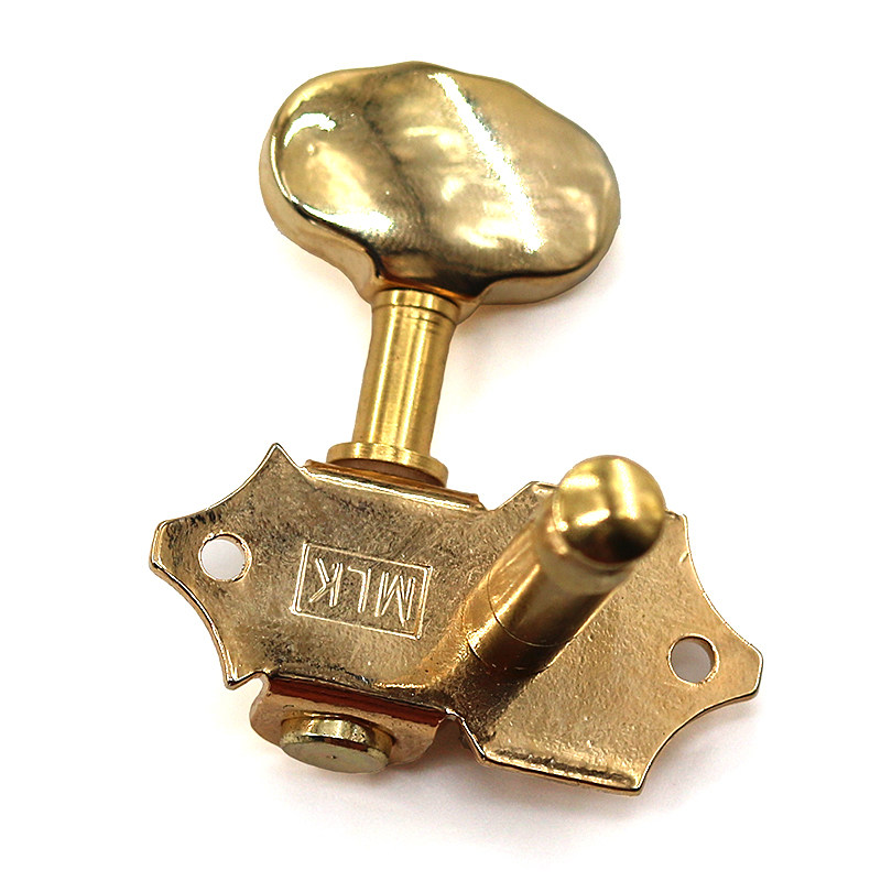 民谣电木吉他弦钮开放式金色复古金属旋钮轴弦民谣吉他弦