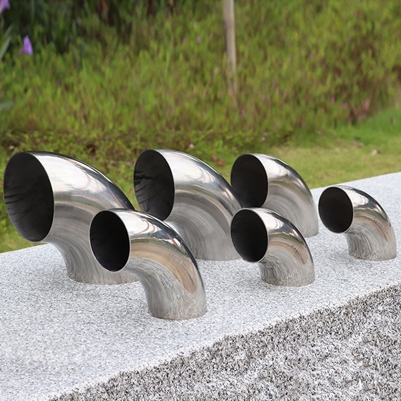 不锈钢弯头90度直角钢管焊接弯管装饰护栏楼梯弯头