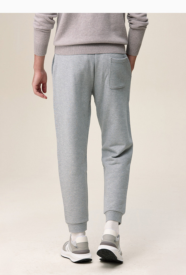 hazzys哈吉斯秋冬新款裤子简约针织卫裤男士休闲休闲裤