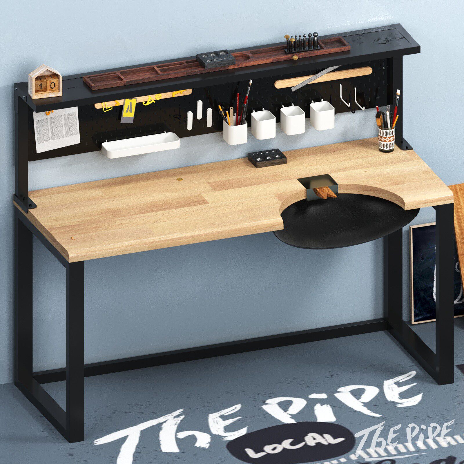 模型操作台手工diy首饰加工金工桌打金桌台吉他工作台