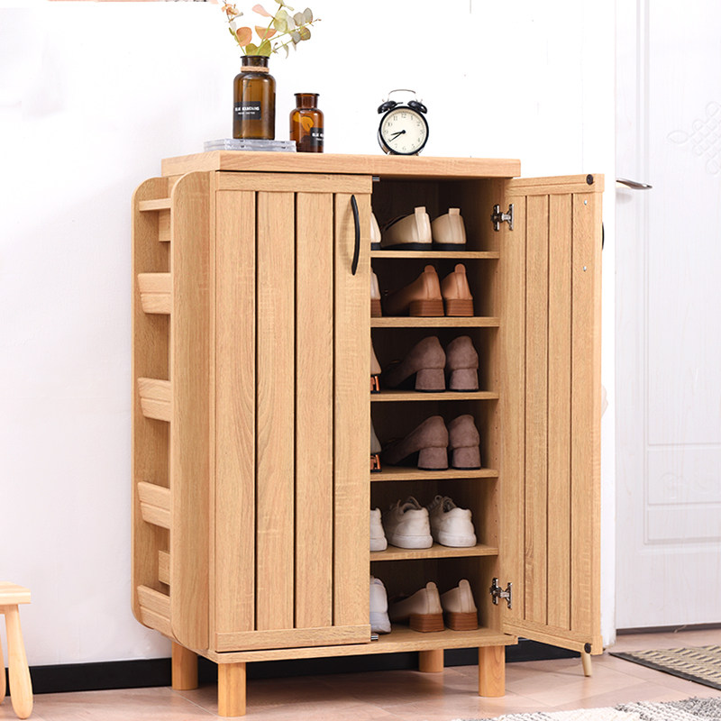 小型超薄木质鞋柜家用门口省空间大容量玄关现代简约鞋柜