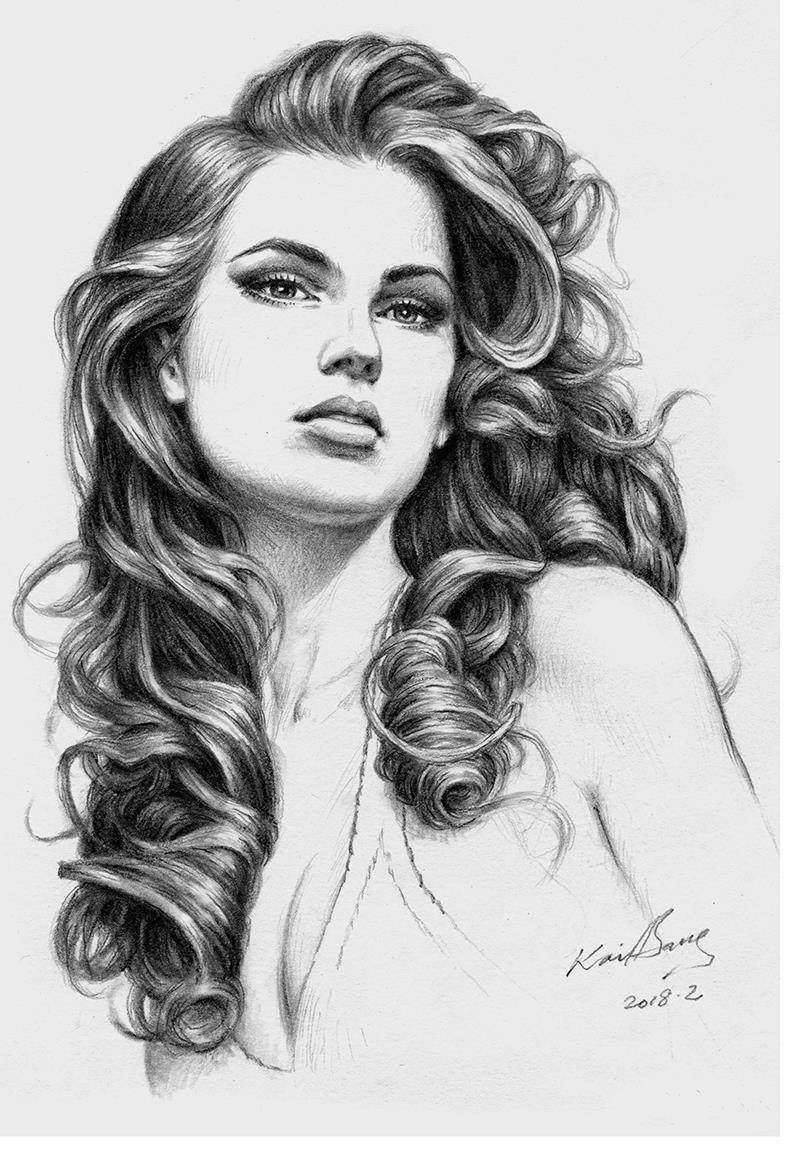 铅笔人物入门美术人民上海人上海包邮现货作品赏析绘画新