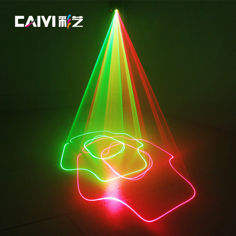 激光灯彩艺单头红绿包房酒吧ktv舞台灯光镭射线条舞台灯光