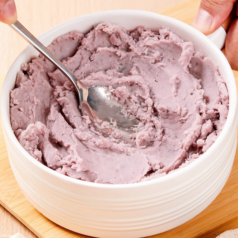 创实冷冻厚芋泥奶茶店专用芋头香芋馅料欧包传统中式糕点