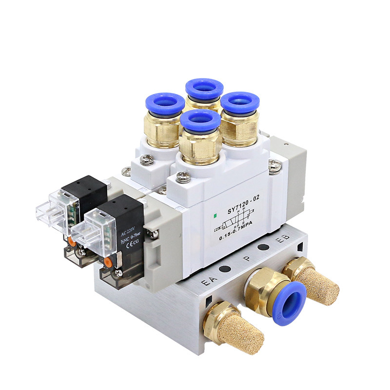 smc电磁阀sy712035lzd02气阀电子气动电磁控制阀组合气动元件