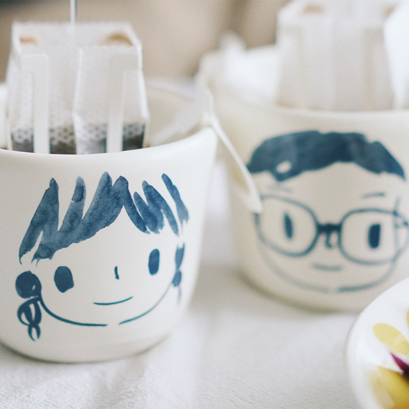 brutcake笑脸杯马克杯100元左右原创设计礼物
