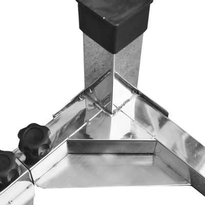美的格力不锈钢空调底座托架脚架立式柜机支架长方形垫高调节架子搁板