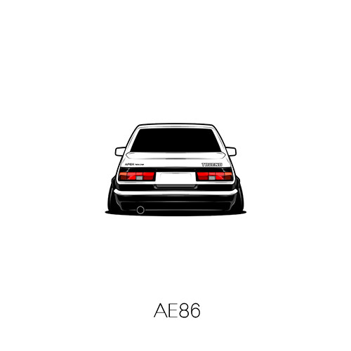 适用于丰田ae86改装汽车装饰贴纸订制车牌车牌号号码汽车装饰贴