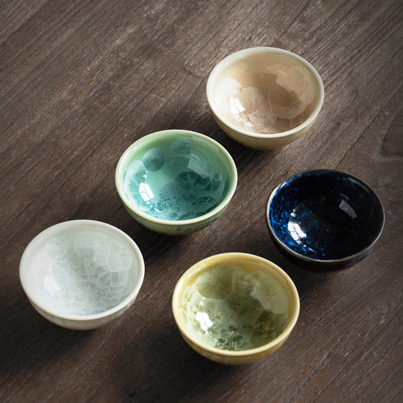 日本进口清水烧茶茶杯日式手工复古主人品茗茶杯