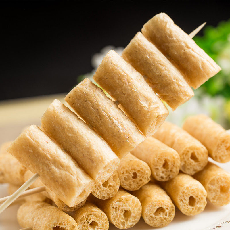 素串豆制品豆肠豆棍干货人造素鸡麻辣烫食材麻辣其它干货