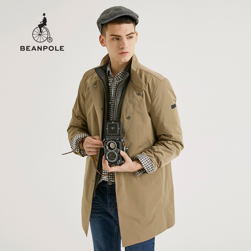 beanpole滨波秋冬新款男士商务休闲潮流夹克棉服外套可