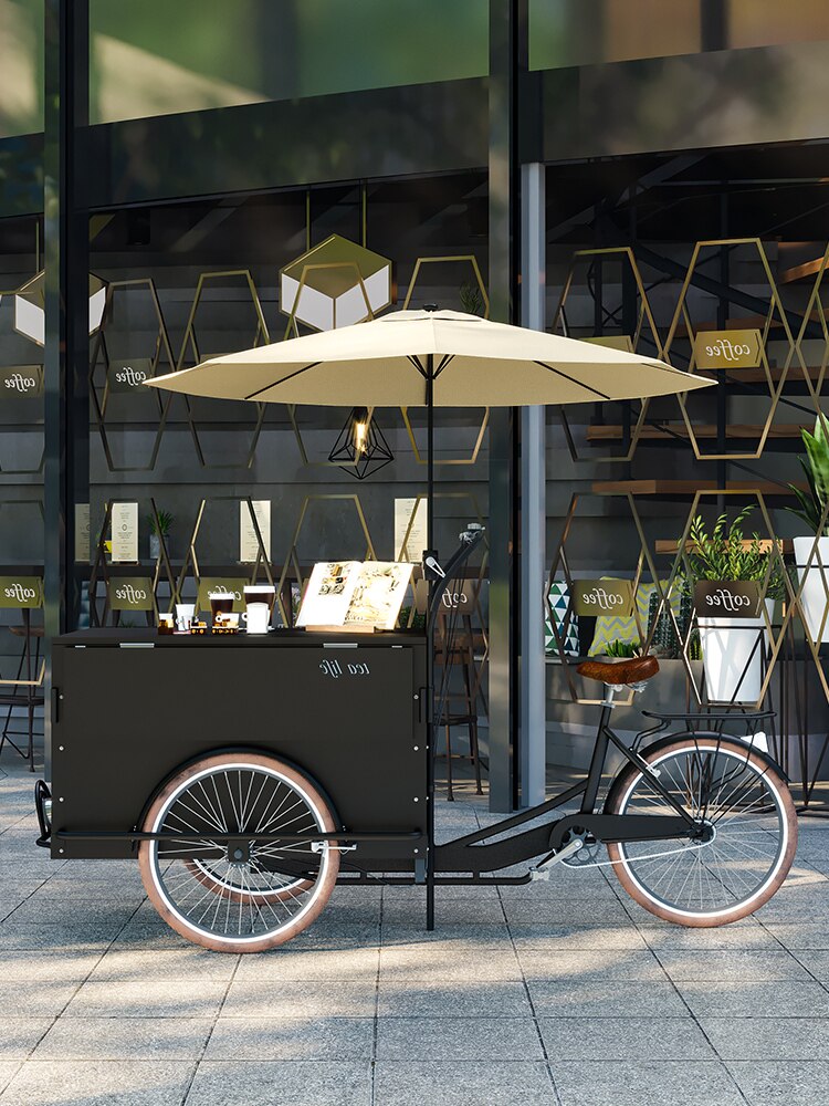 景区美食移动餐车摆摊夜市商场小吃车户户外餐车