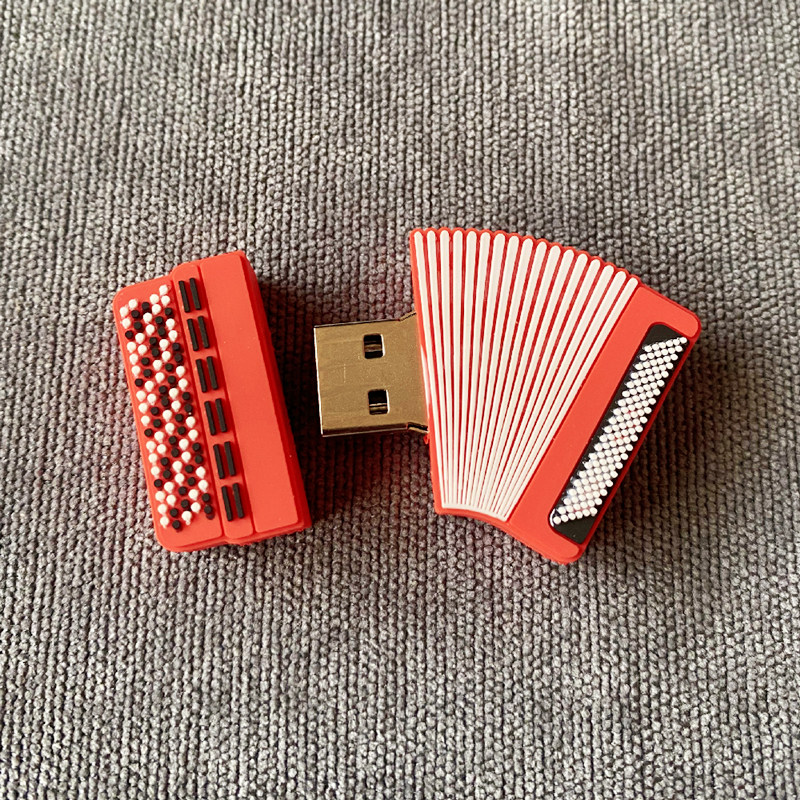 手风琴可爱键盘巴扬乐器优盘音乐创意礼品16g手风琴