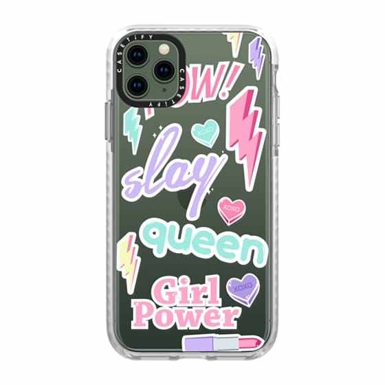 casetify适用于iphone1211promaxxsxrseslay女孩贴纸防摔手机壳手机