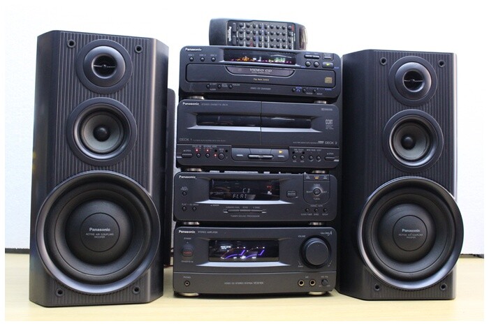 音响日本原装进口二手松下组合音响书架原装遥控器其他大家电配件