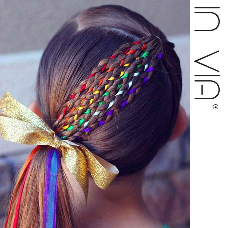 彩色丝带编头发辫子彩绳发饰彩带民族风波西米亚饰品脏辫配饰儿童
