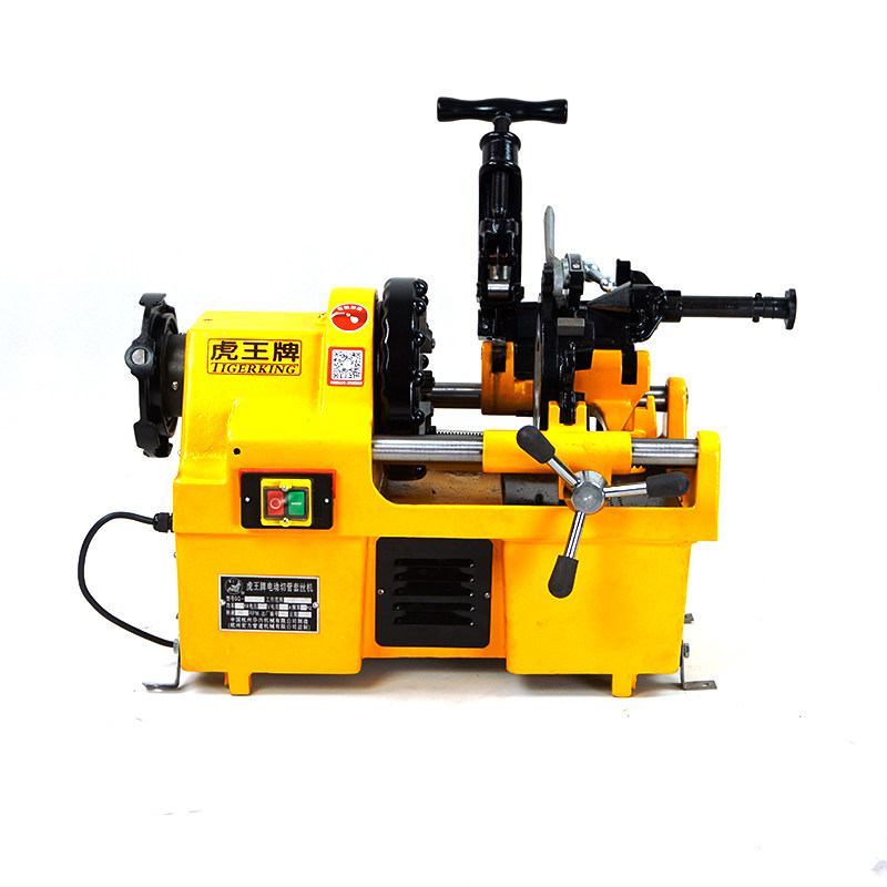 虎王电动套丝机多功能轻型小型2寸3寸4寸螺纹车丝机消防管绞丝机