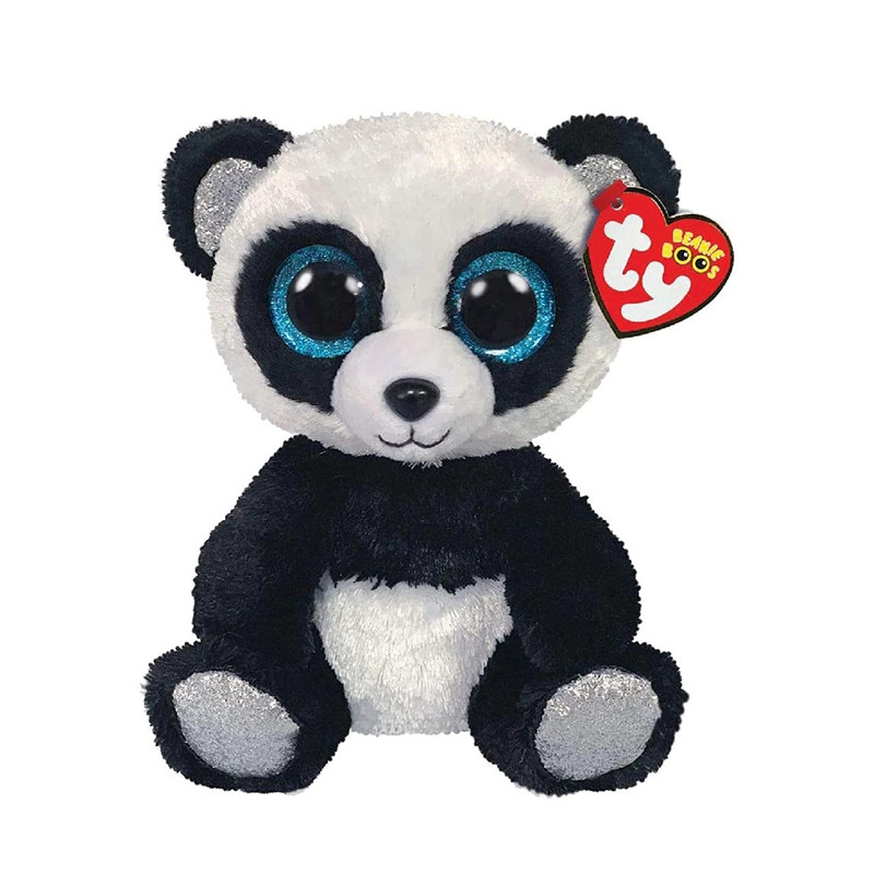 公仔美国ty大眼豆豆毛绒大熊猫玩偶可爱儿童玩具毛绒