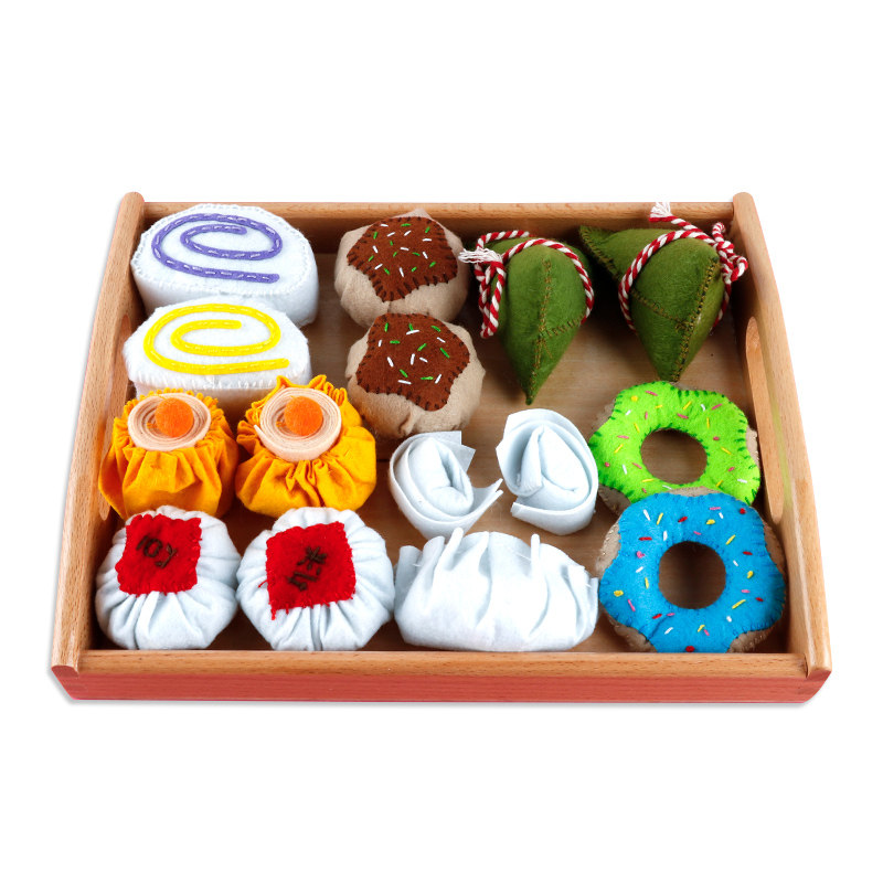 仿真美食成品织布diy手工过家家幼儿园区域游戏过家家玩具