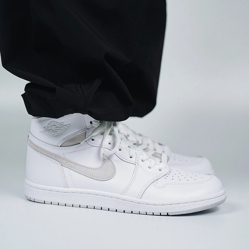 airjordanaj1高帮元祖灰白雾霾酷灰休闲鞋bq4422100篮球鞋