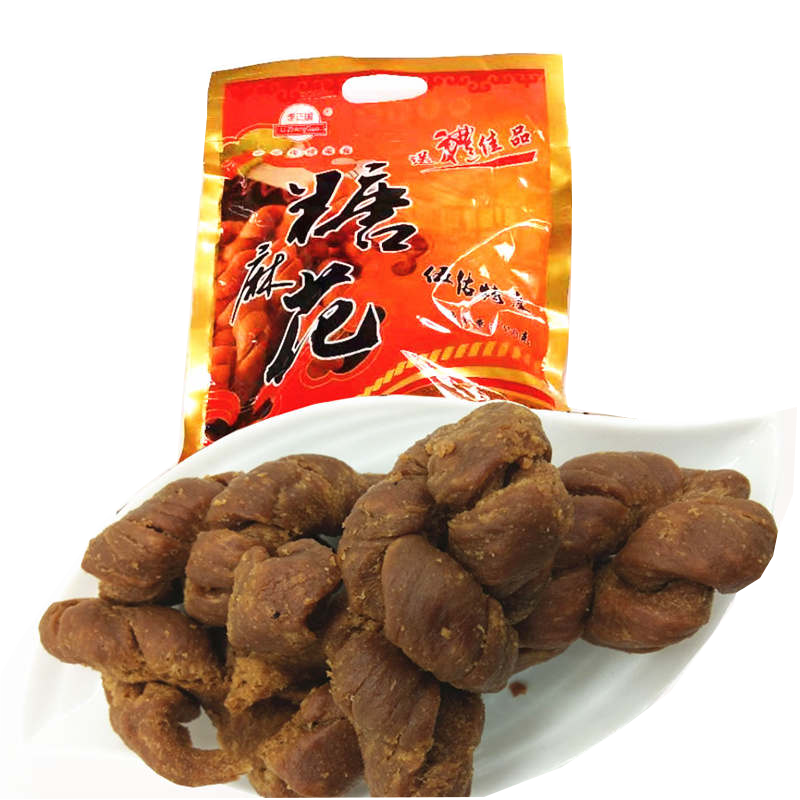 麻花盐城特产伍佑手工传统点心350g传统糕点