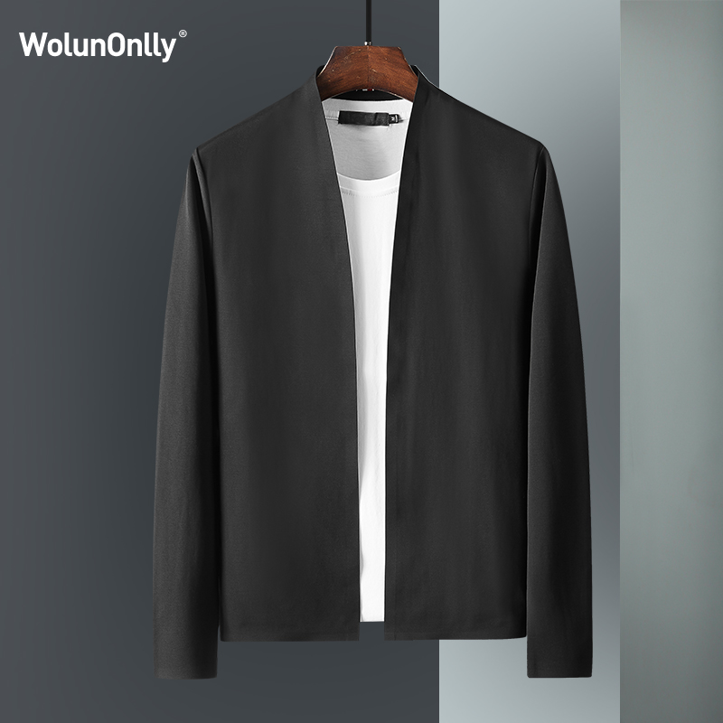 夏季薄款冰丝开衫男外套男士空调衫车载户外透气防晒衣男披风上衣